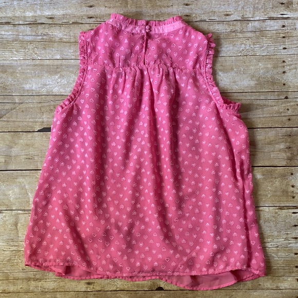 NWT Torrid Pink Heart Clip-Dot Mock Neck Top Size 0 (Large/12) - Picture 9 of 10